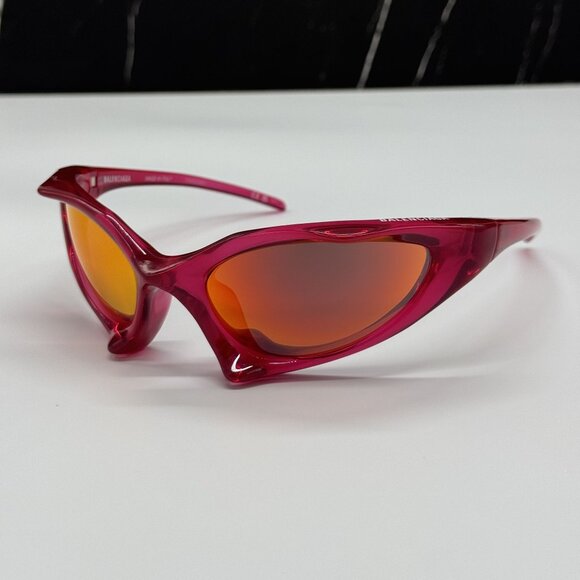 NEW BALENCIAGA SUNGLASSES RED UNISEX BALENCIAGA BB0352S 006 main image 7